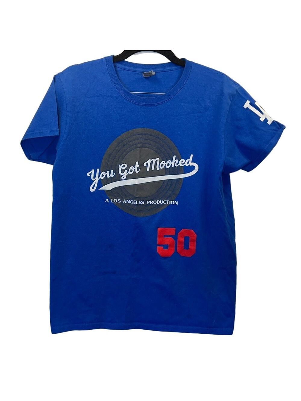 Gildan Ultra Cotton Royal Blue Tee, Size Medium